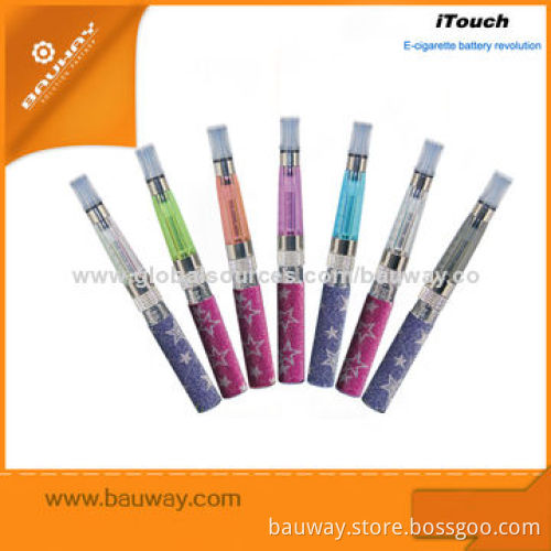 Newest E Cigarette Batteries, 650/900/1,100mAh Capacity, Bottom Finger Touch